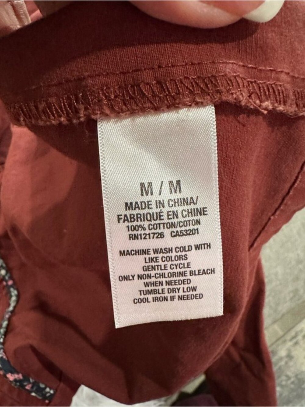 Aéropostale Brick Red Utility Field Jacket Medium Cotton Moto Military - Picture 8 of 11